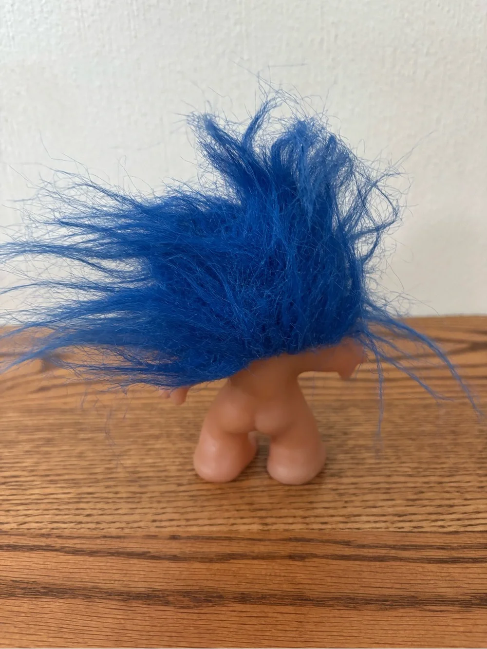 Vintage Dam Troll Doll Blue Hair 1986